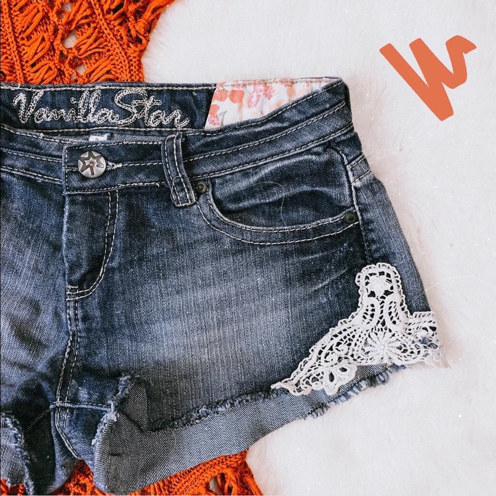 Lace Detail Shorts